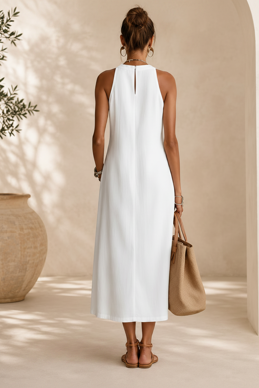 JIMENA™ MIDI COTTON DRESS