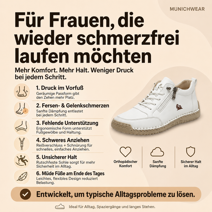 Elara™ – Orthopedic Comfort Sneakers with a Zipper