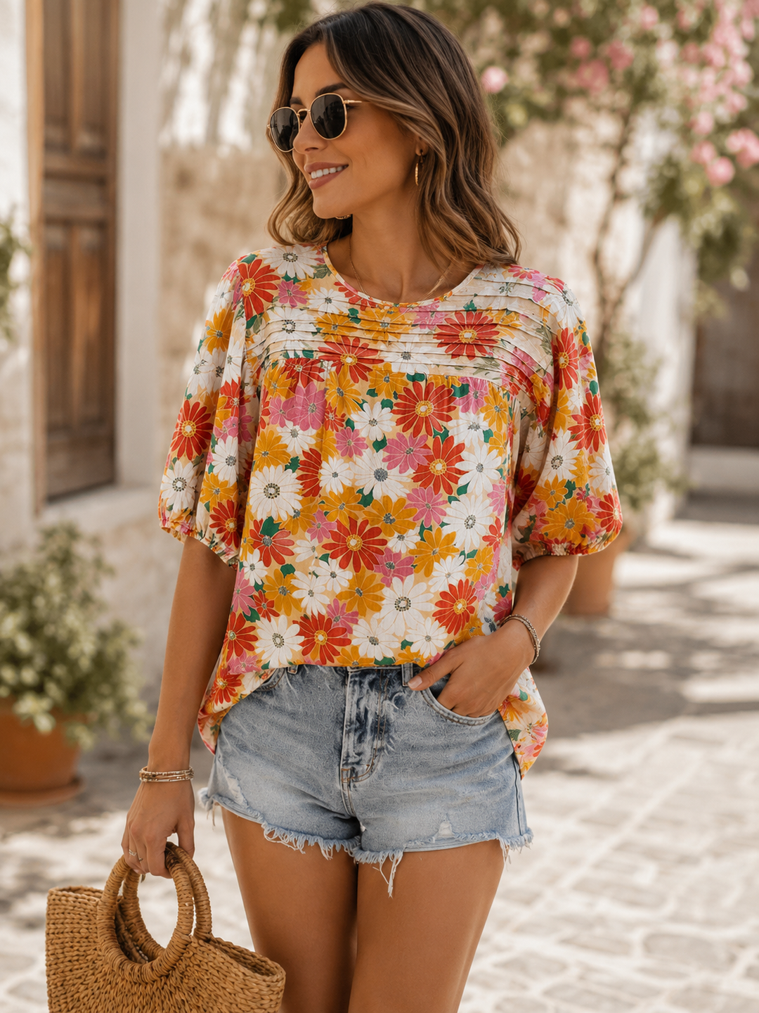 LIVIA™ | Floral Lace Blouse