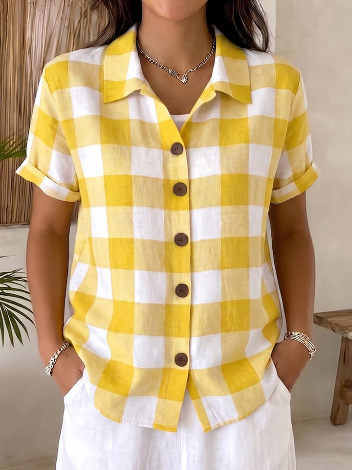 Casual &amp; Cozy Plaid Cotton Shirt
