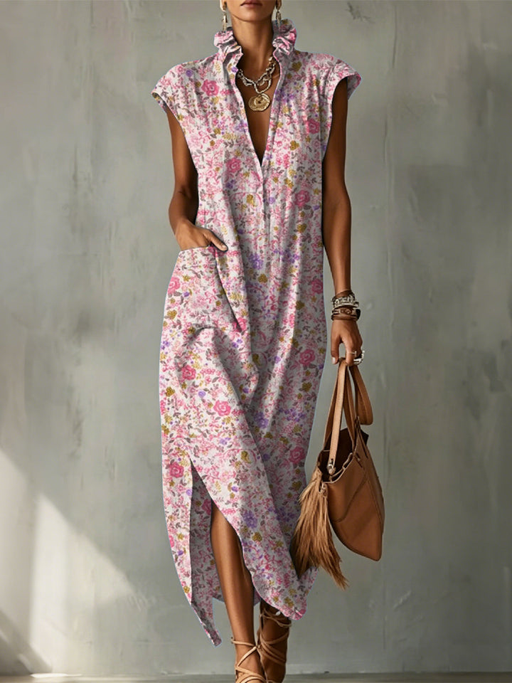 Elegant Floral Decorative Pattern Women&