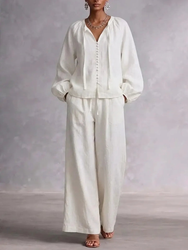 Effortless Chic Summer Linen Set | Women&