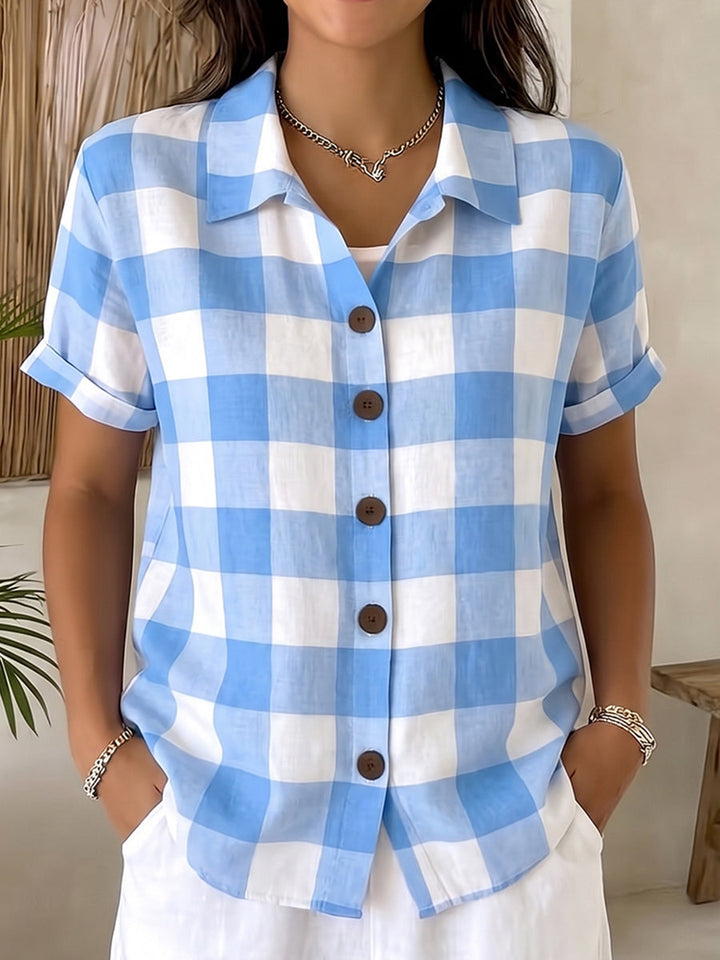 Casual &amp; Cozy Plaid Cotton Shirt