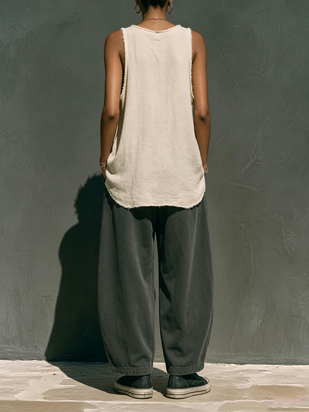 Tank Top &amp; Baggy Pants Casual Set