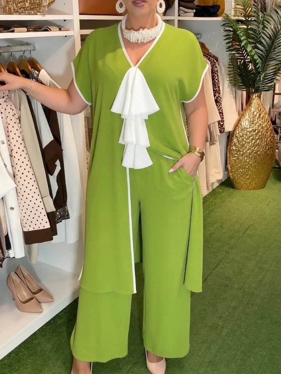 Elegant &amp; Cozy Loose Wide-leg Pants