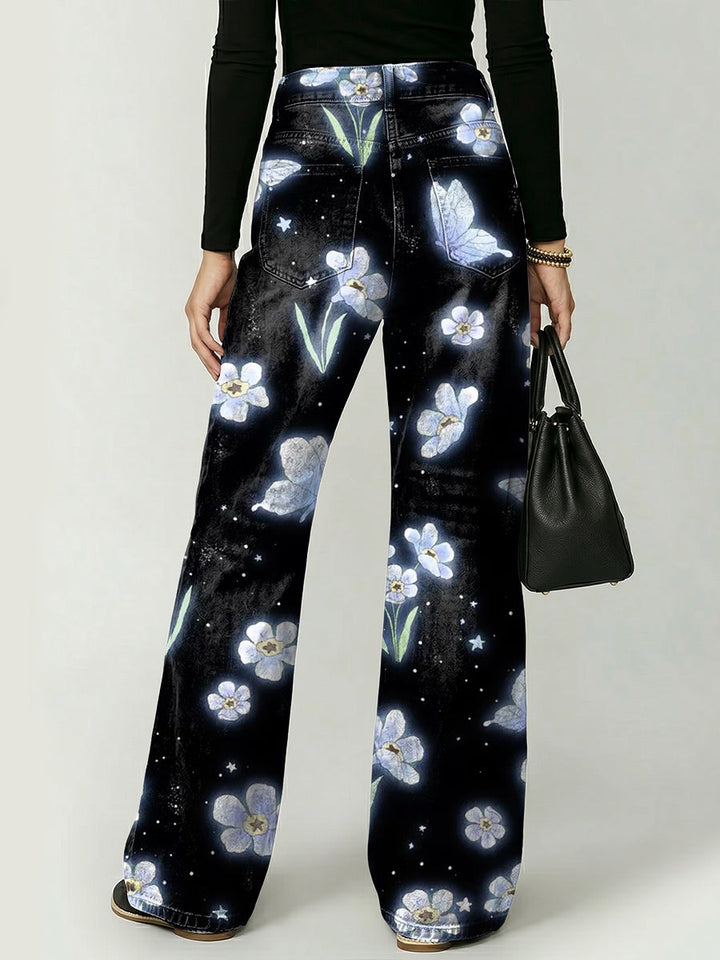 Dreamlike Floral And Butterfly Decorative Patterns Women&