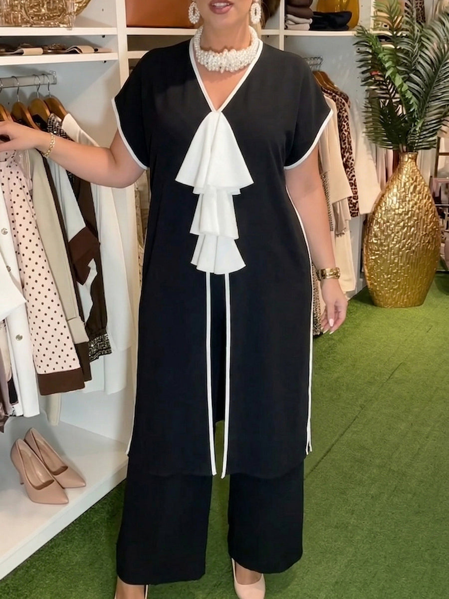 Elegant &amp; Cozy Loose Wide-leg Pants