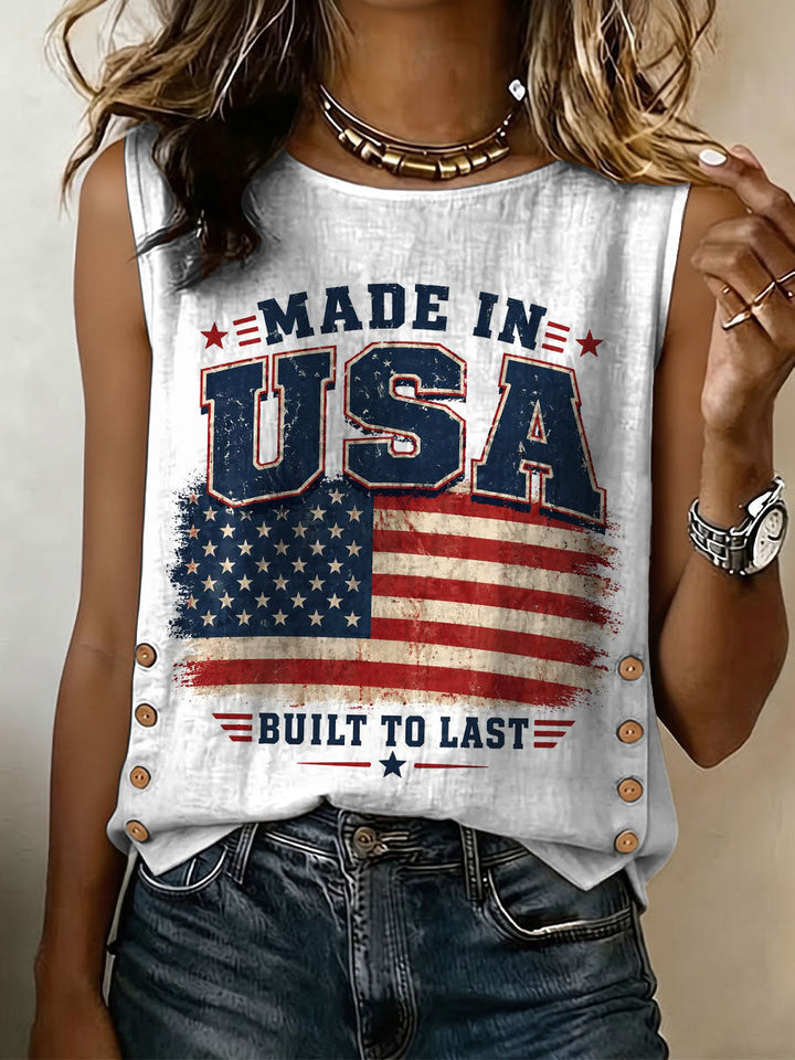 Independence Day Made In Usa Decorative Patterns Women&